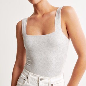 Abercrombie Square Neck Tank Bodysuit